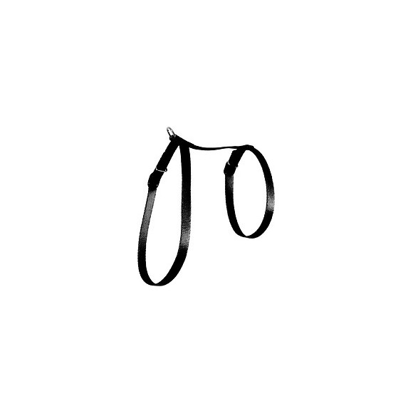 Harnais en nylon pour chat coloris noir