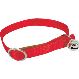 Collier pour chat en nylon rouge