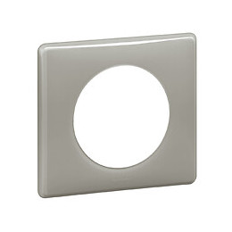 Plaque Céliane - Laqué Gris perle - 1 poste