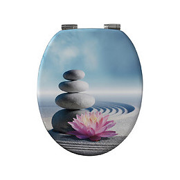 Abt décor galets bois moulé charnière frein de chute 