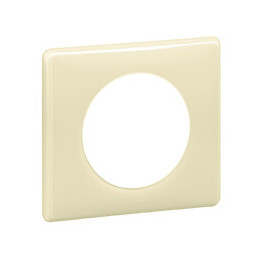 Plaque Céliane - Laqué Ivoire - 1 poste