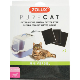 Filtre maison toilette x3