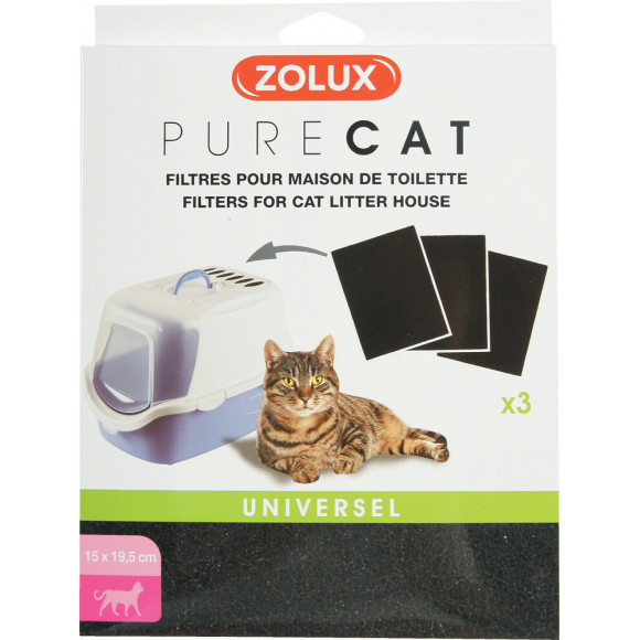 Filtre maison toilette x3