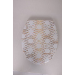 Abt décor doré thermodur charnière inox frein de chute déclips 1B