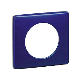 Plaque Céliane - Métal Nuit d'encre - 1 poste