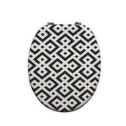 Abt décor graphique bois moulé charnière inox