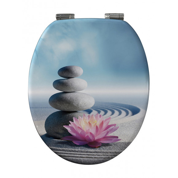 Abt décor galets bois moulé charnière frein de chute 