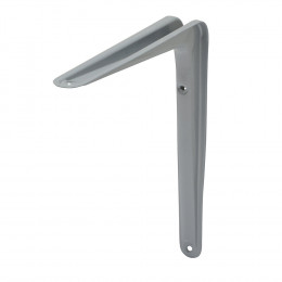 Equerre décorative droite grise 20x25cm