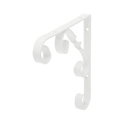 Equerre décorative d'ornement blanche 15x15cm