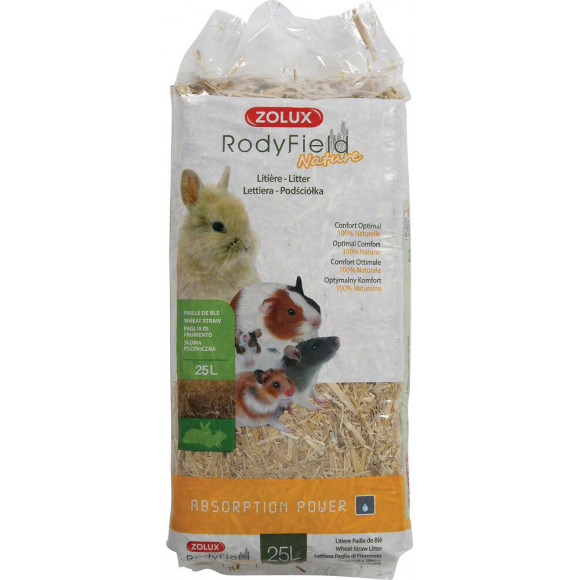 Litière Rodyfield nature 25Litres ZOLUX