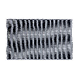 Tapis de bain Gauffre gris 50x80cm