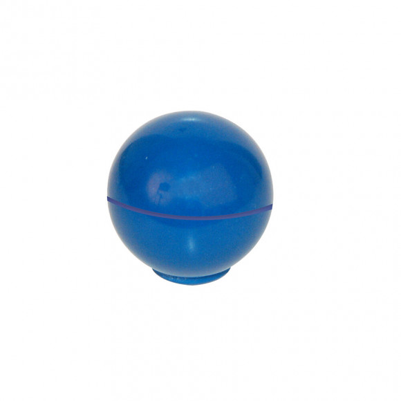 Bouton boule diamètre 30mm plastique bleu