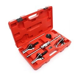 Dcraft - Extracteur De Roulement Intérieur - 6 Outils - Pour Extraire Les Roulements - Rouge
