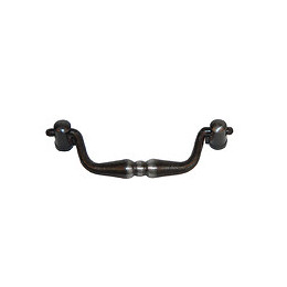 Poignée régence entraxe 96mm zamak vieux fer