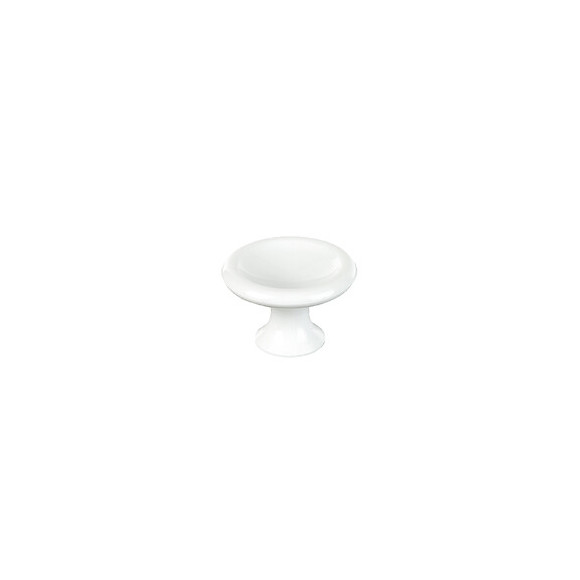 Bouton cuvette diamètre 40mm plastique blanc