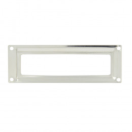 Porte etiquette 72x24mm acier nickelé