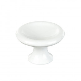 Bouton cuvette diamètre 40mm plastique blanc