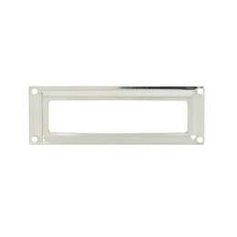 Porte etiquette 72x24mm acier nickelé