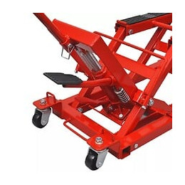 Cric Hydraulique Pour Moto/vtt 680kg Rouge -