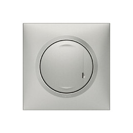 Interrupteur filaire connecté avec option variateur dooxie aluminium