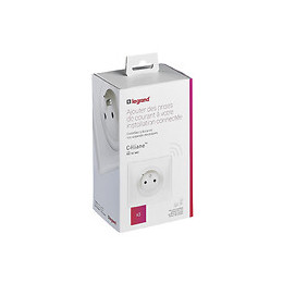 Pack 3 prises de courant installation connectée Céliane with Netatmo