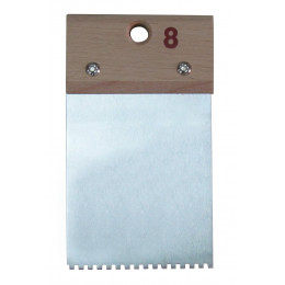 Couteau à colle à denture carré 2.5x2.8cm