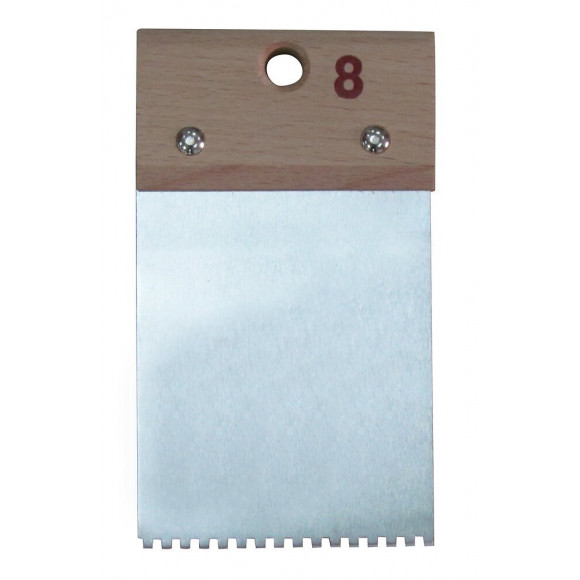 Couteau à colle à denture carré 2.5x2.8cm