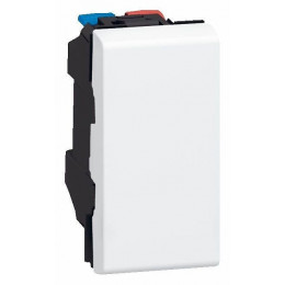 Interrupteur simple mosaic 1 module enjoliveur