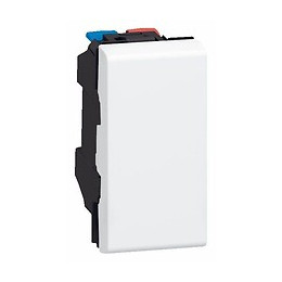 Interrupteur simple mosaic 1 module enjoliveur