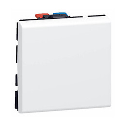 Interrupteur simple mosaic 2 modules enjoliveur