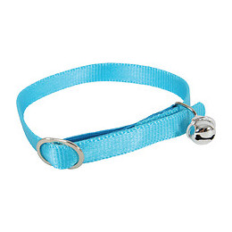 Collier nylon chat turquoise
