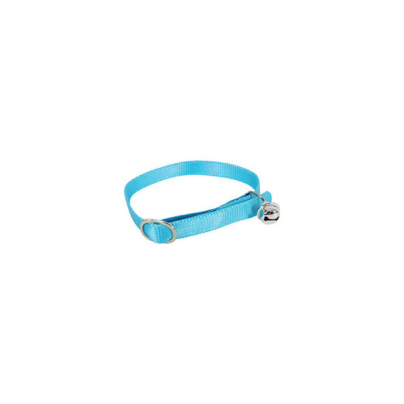 Collier nylon chat turquoise
