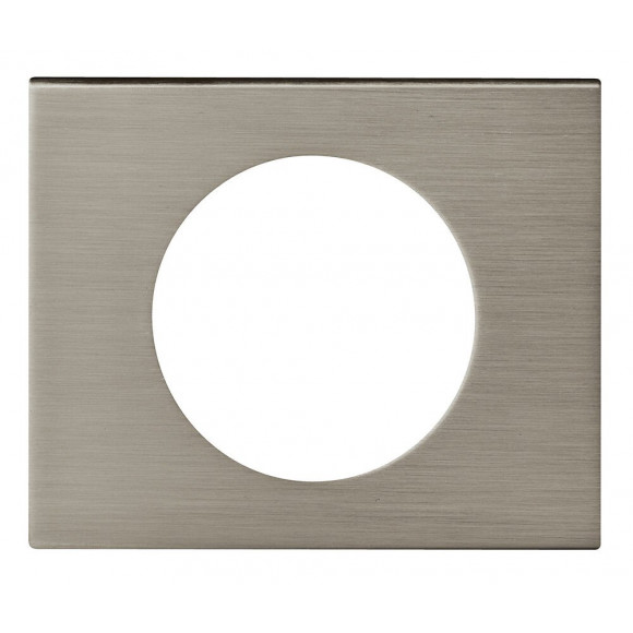 Plaque Céliane Matières 1 poste - finition Inox Brossé