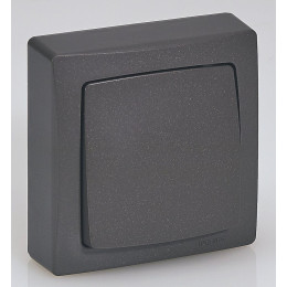 Interrupteur ou va-et-vient Appareillage saillie - Marron