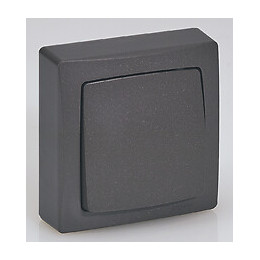 Interrupteur ou va-et-vient Appareillage saillie - Marron