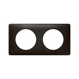 Plaque Céliane - Métal Carbone - 2 postes