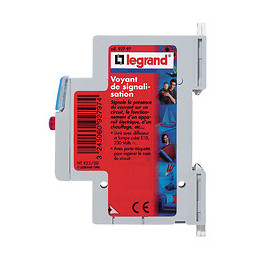 Voyant de signalisation LED - rouge - 1 module