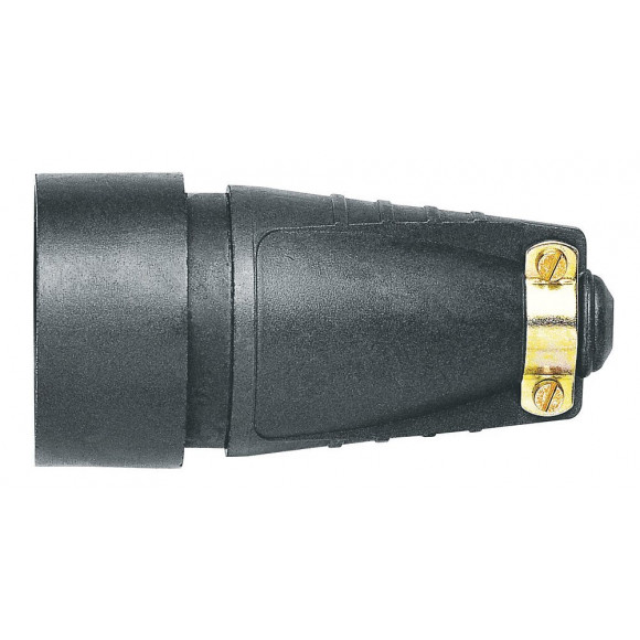 Fiche femelle avec terre caoutchouc 20A - 4 alvéoles