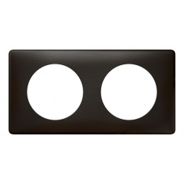 Plaque Céliane - Métal Carbone - 2 postes