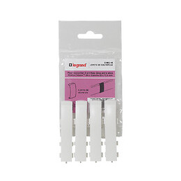 Joint de couvercle - pour plinthe Céliane déco 82x12.5mm - Blanc