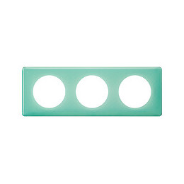 Plaque 3p turquoise 50s