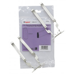 Embout pour plinthe Céliane déco 82x12.5mm - Titane