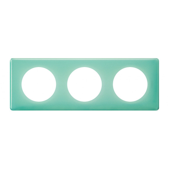 Plaque 3p turquoise 50s