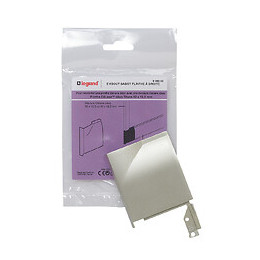 Sabot droit - pour plinthe Céliane déco 82x12.5mm - Titane