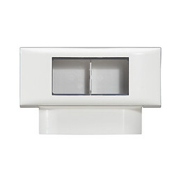 Cadre double pour appareillage Mosaic - pour moulures 16mm