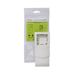 Cadre simple pour appareillage apparent - pour plinthe 80x20mm