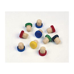 Bouchon de liège tête plastique 115