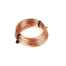 Câble de mise à la terre à la coupe.