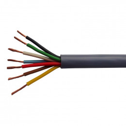 Câble caravane gris à la coupe 7x1mm2.