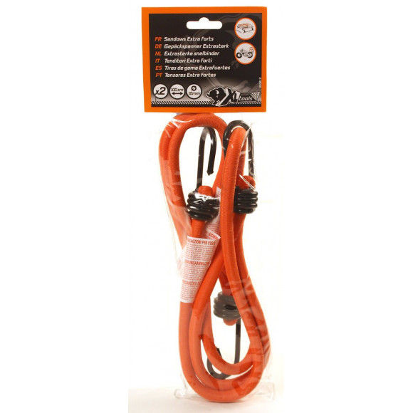 Lot de 2 sandows Ø10mm. L.100cm  XLPTOOLS